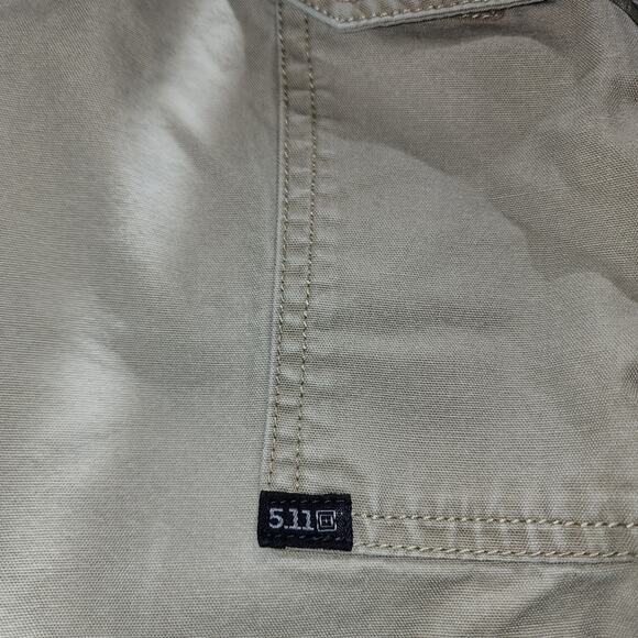 5.11 TACTICAL EUC MENS SZ 44/32 STYLE 74251 MILITARY TACTICAL CARGO KHAKI PANTS - Picture 9 of 13